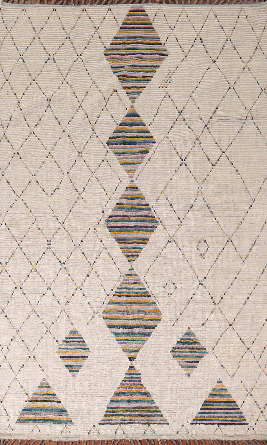 All-Over Trellis Moroccan Oriental Area Rug 6x9