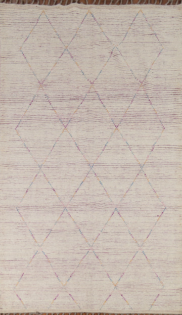 All-Over Trellis Moroccan Oriental Area Rug 5x9