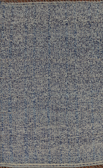 Blue & Gray Moroccan Abstract Area Rug 5x8