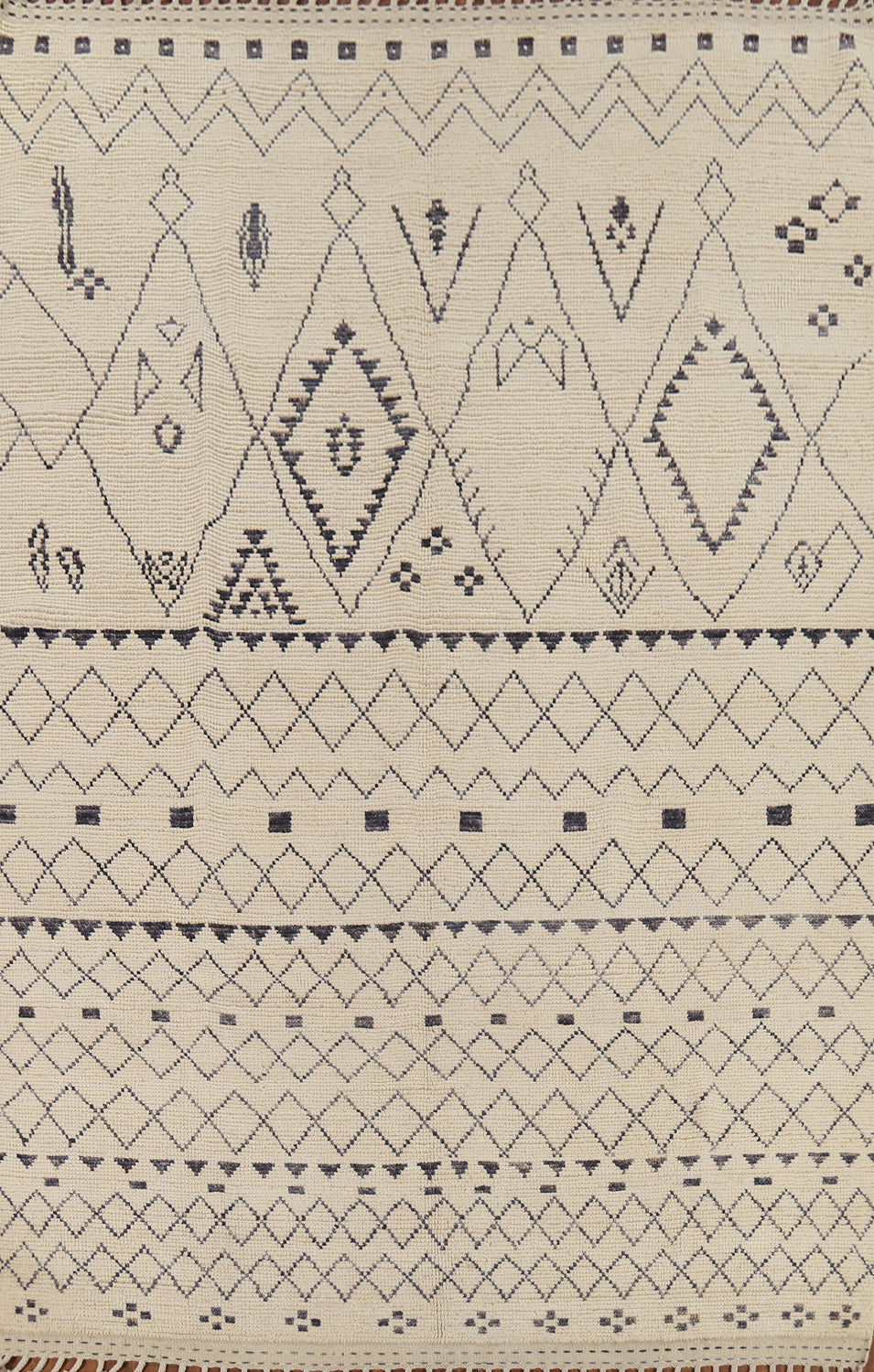 All-Over Trellis Moroccan Oriental Area Rug 7x11
