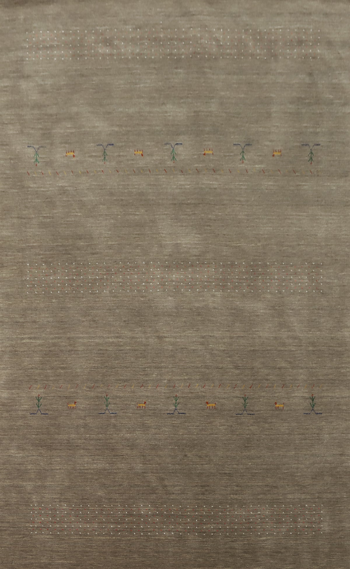 Handmade Gabbeh Oriental Area Rug 7x10