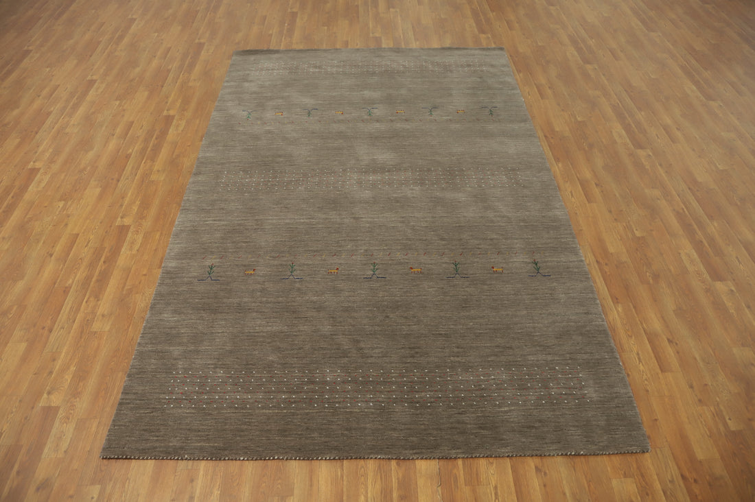 Handmade Gabbeh Oriental Area Rug 7x10