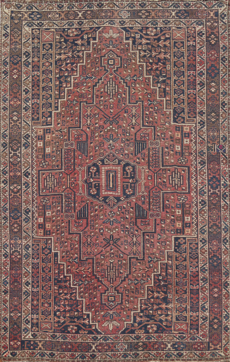 Geometric Sirjan Persian Area Rug 7x10
