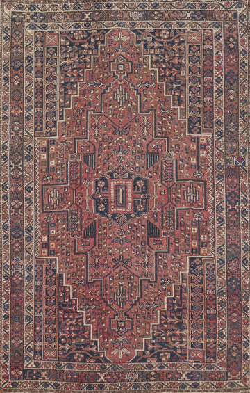 Geometric Sirjan Persian Area Rug 7x10