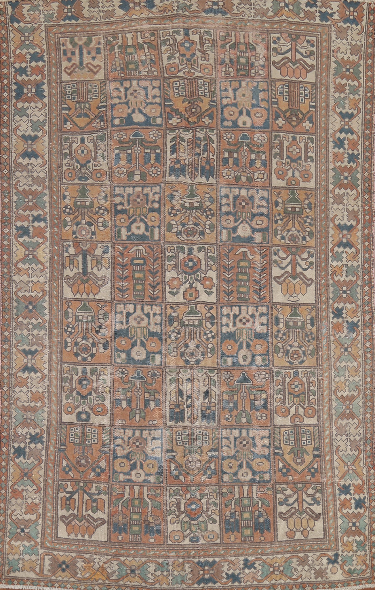 Garden Design Bakhtiari Persian Area Rug 6x10