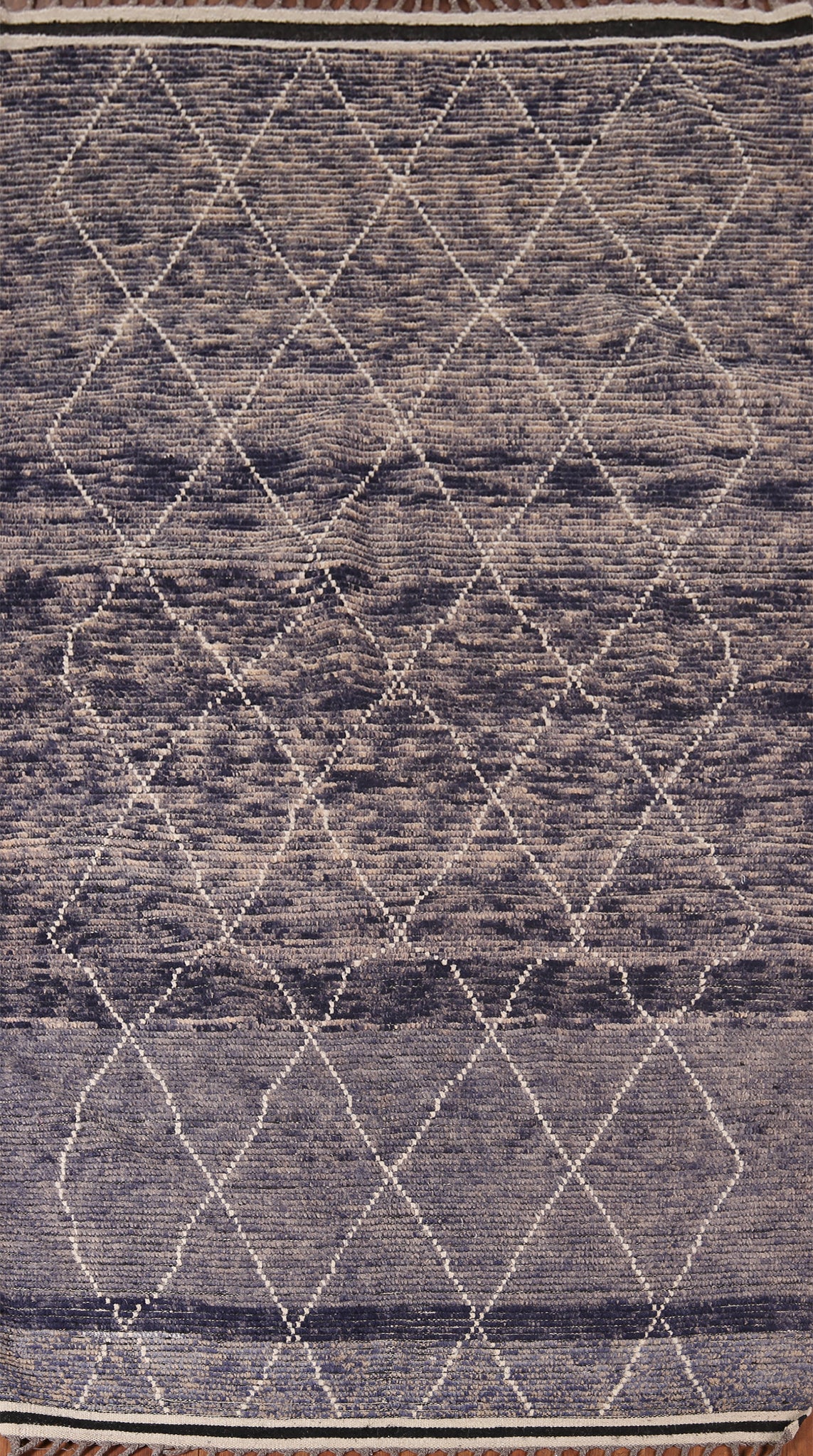 All-Over Trellis Moroccan Wool Area Rug 5x9