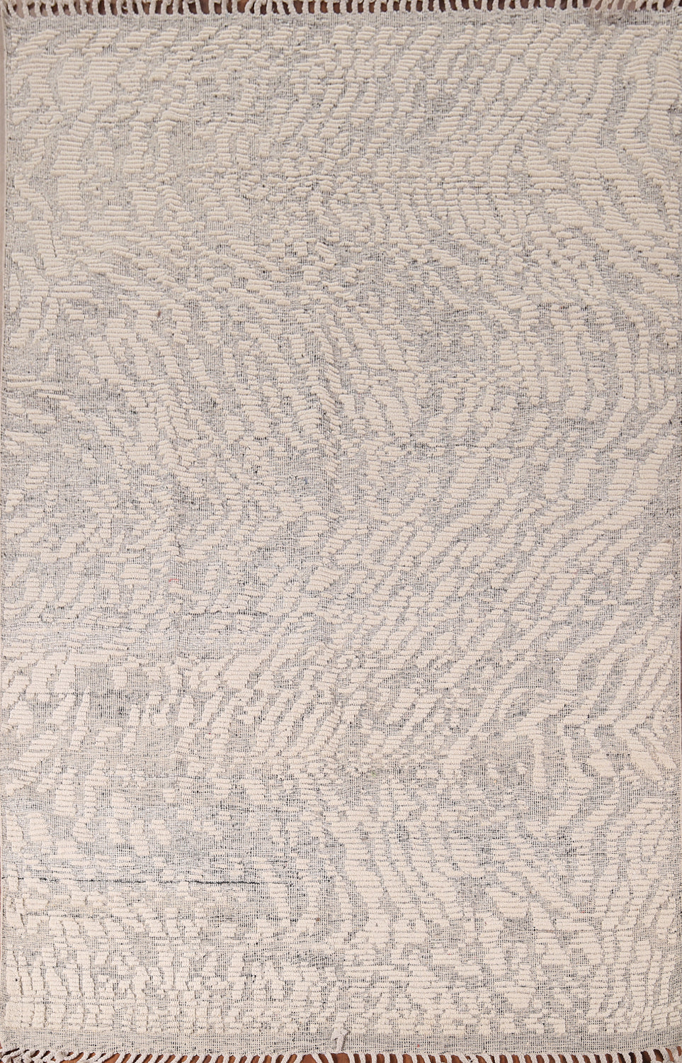 All-Over Abstract Moroccan Wool Area Rug 6x9