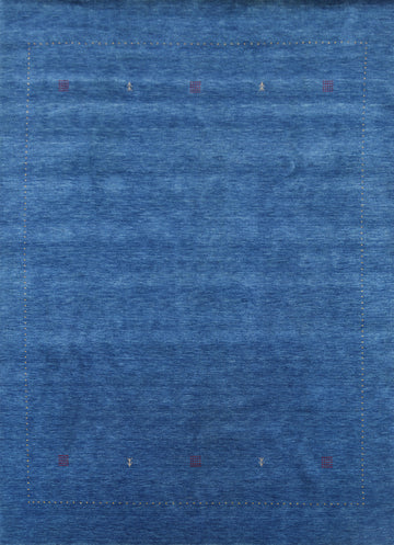 Blue Tribal Gabbeh Oriental Area Rug 8x10