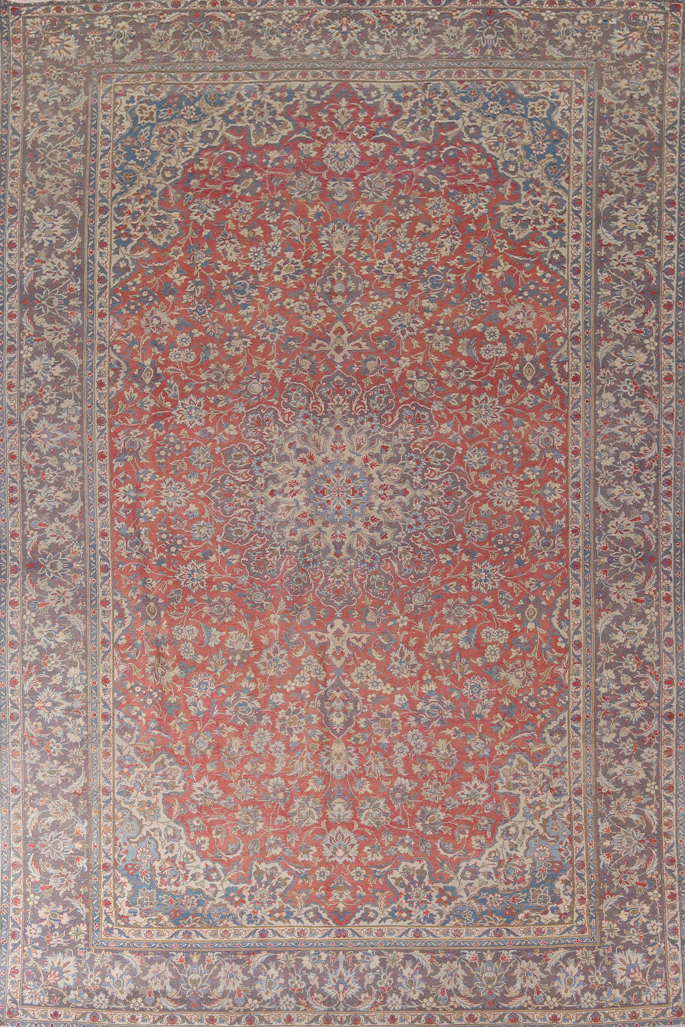 Vintage Floral Najafabad Persian Area Rug 10x13