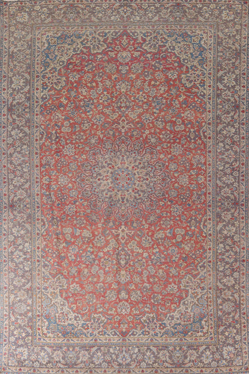 Vintage Floral Najafabad Persian Area Rug 10x13
