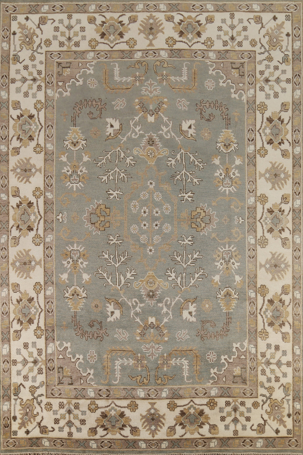 Handmade Wool Oushak Indian Area Rug 9x12