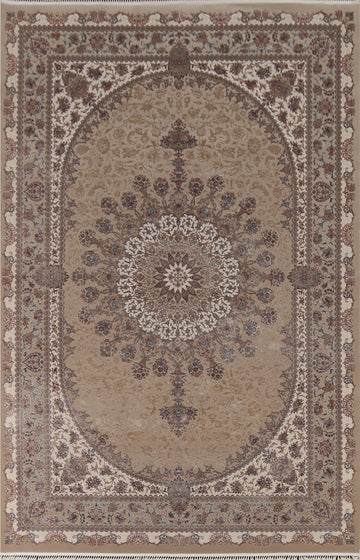 Victorian Style Qum Living Room Area Rug 7x10