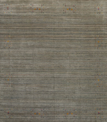 Handmade Indian Gabbeh Square Area Rug 10x10