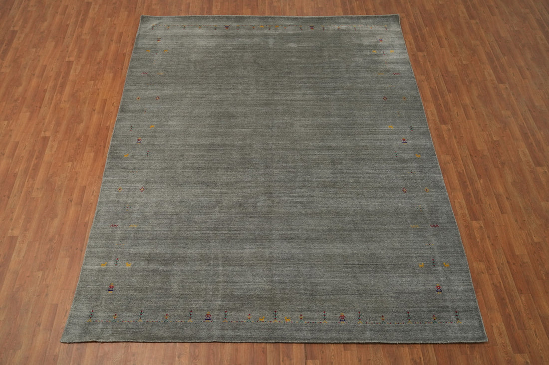Tribal Gabbeh Indian Area Rug 9x12