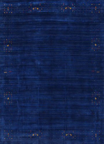 Blue Tribal Gabbeh Oriental Area Rug 9x11