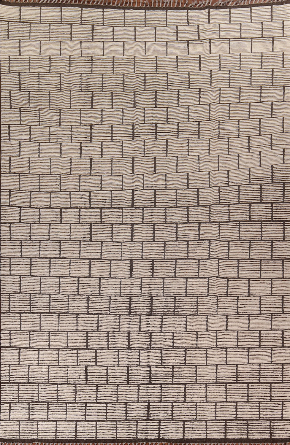 Modern Geometric Moroccan Oriental Large Rug 10x15