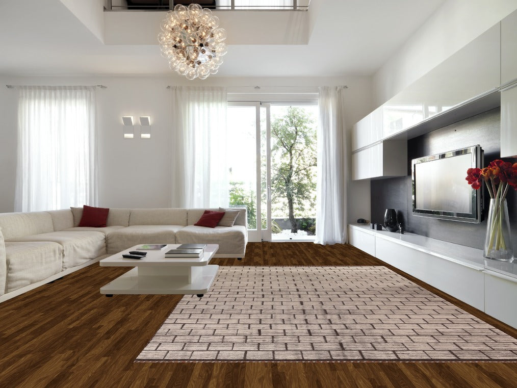 Modern Geometric Moroccan Oriental Large Rug 10x15
