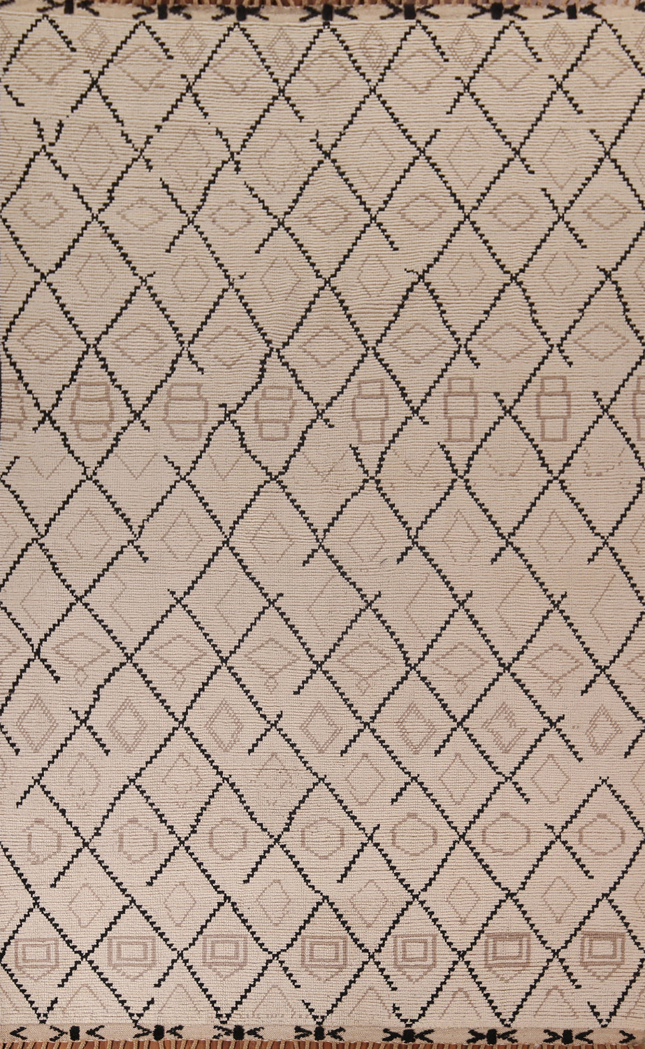 All-Over Trellis Moroccan Oriental Area Rug 8x12