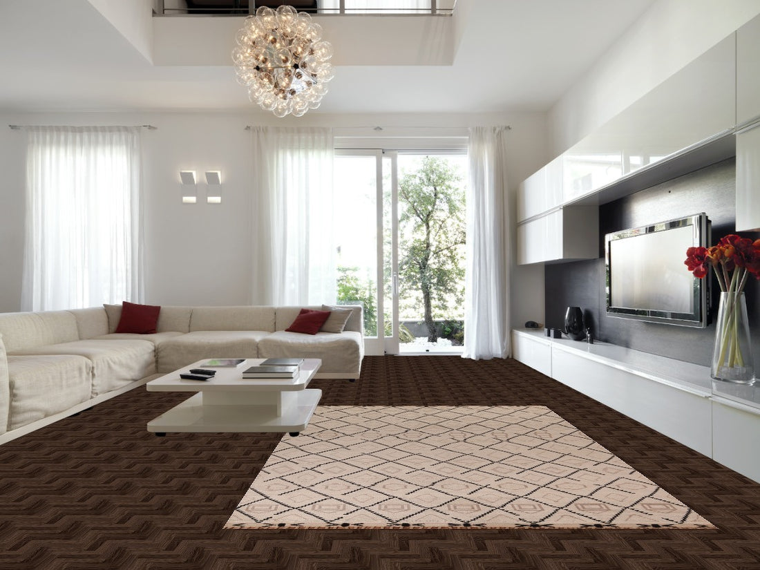 All-Over Trellis Moroccan Oriental Area Rug 8x12