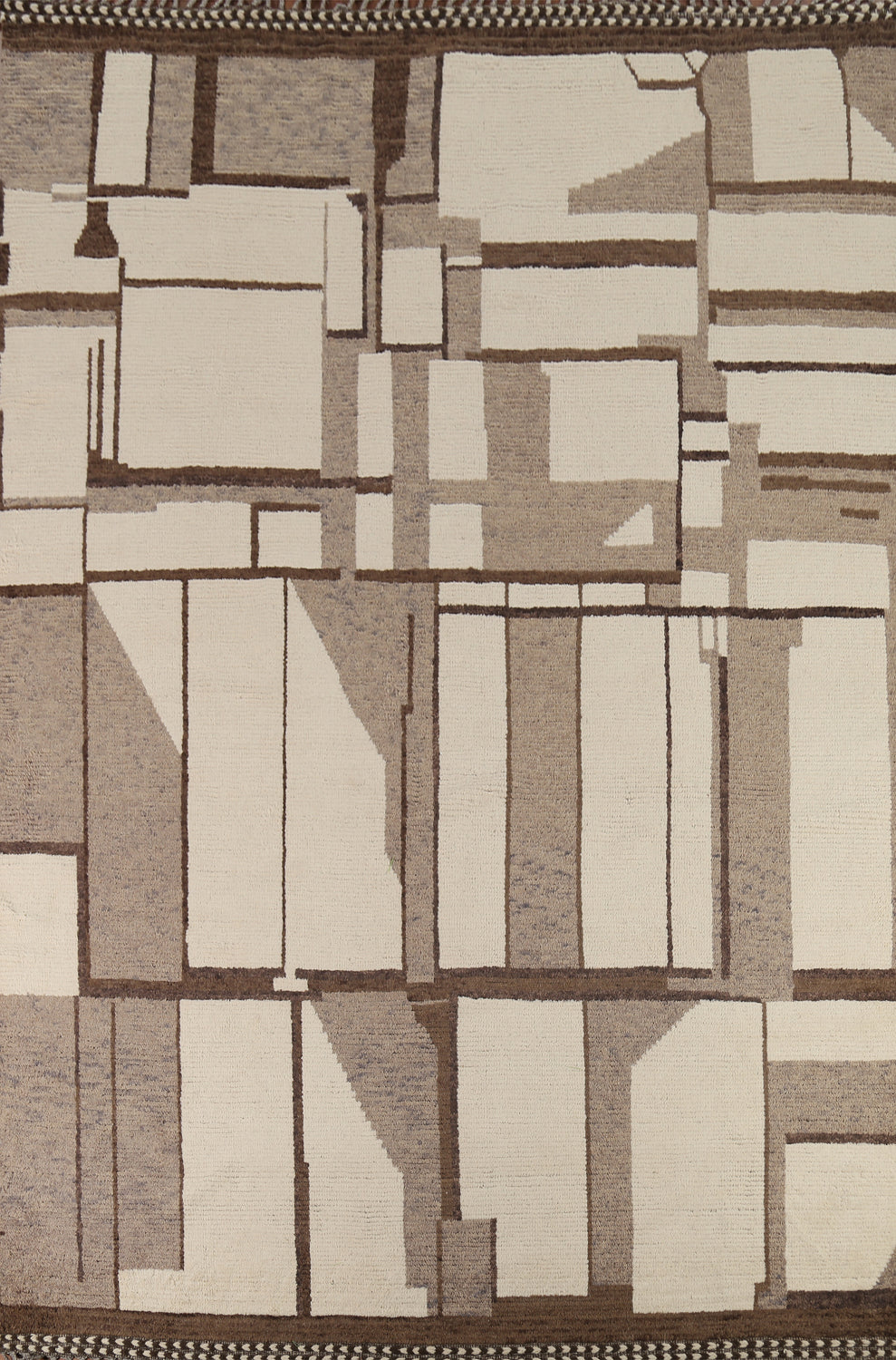 Handmade Wool Moroccan Abstract Area Rug 9x12