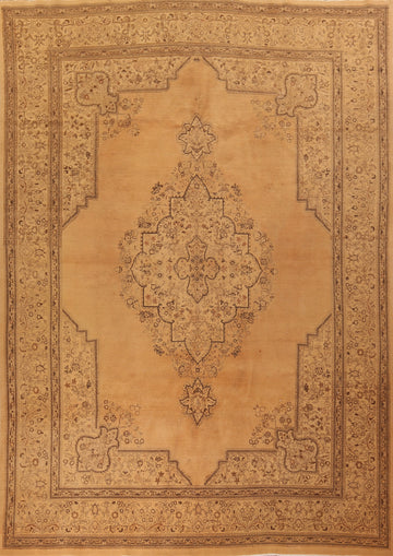 Vintage Geometric Tabatabaei Persian Area Rug 10x13