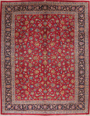 Floral 10x13  Kashan Persian Area Rug