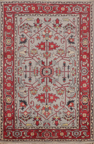 Handmade Wool Heriz Serapi Oriental Rug 4x6