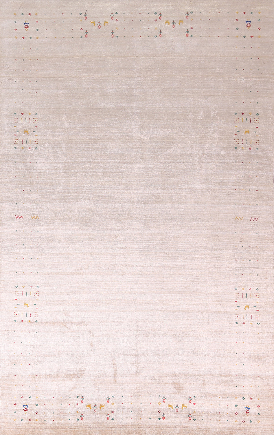 Striped Wool Tribal Gabbeh Oriental Area Rug 8x12