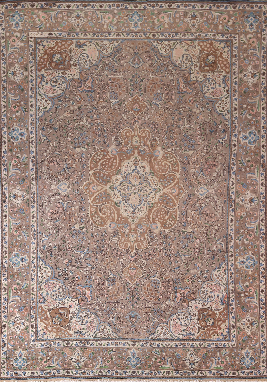Handmade Floral Tabriz Persian Area Rug 9x11