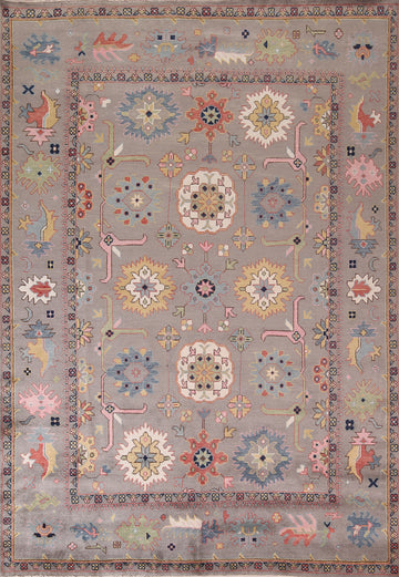 All-Over Floral Oushak Oriental Area Rug 9x12