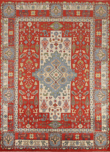 Tribal Geometric Wool Ziegler Oriental Area Rug 8x10
