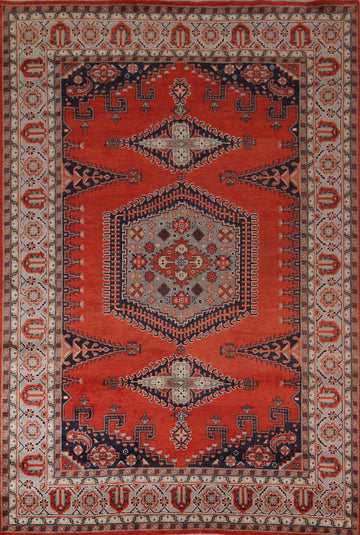 Handmade Wool Viss Oriental Area Rug 9x12
