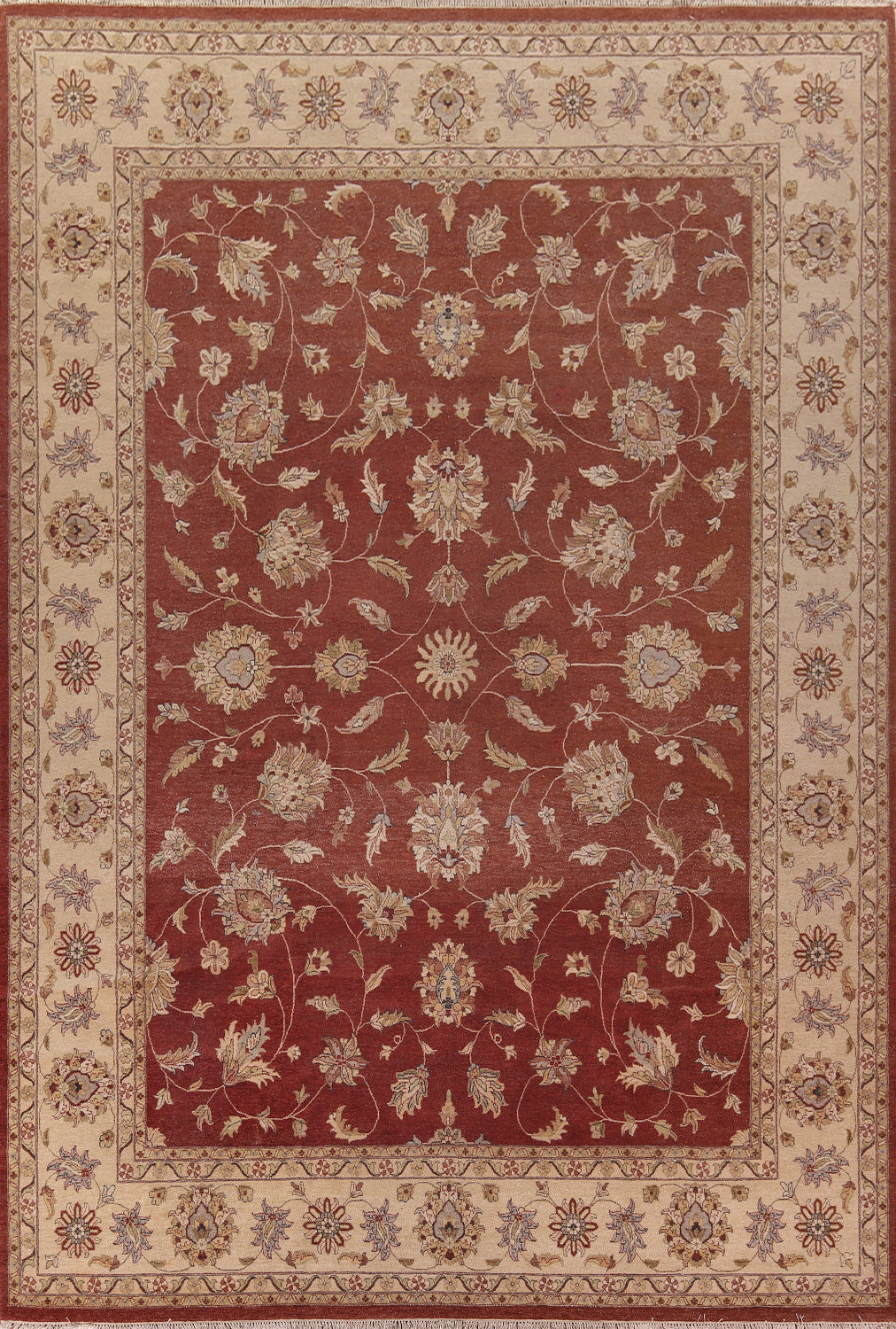 All-Over Floral Peshawar Oriental Large Rug 12x15