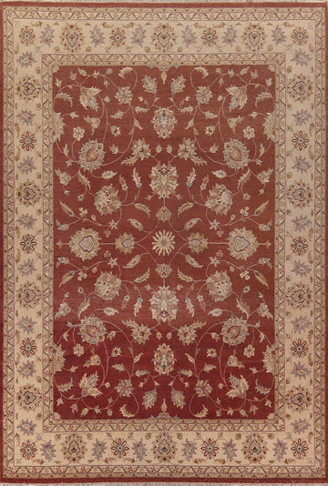 All-Over Floral Peshawar Oriental Large Rug 12x15