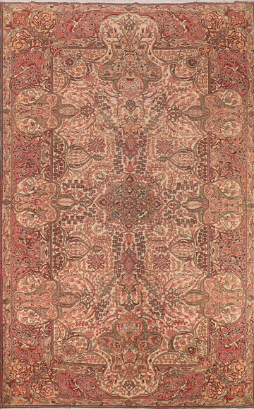 All-Over Floral Anatolian Oriental Area Rug 7x10