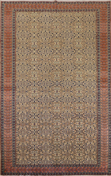 All-Over Floral Anatolian Turkish Area Rug 7x10