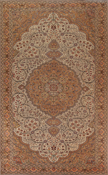 Floral Wool Handmade Anatolian Oriental Area Rug 8x13
