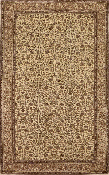 All-Over Floral Anatolian Turkish Area Rug 6x10