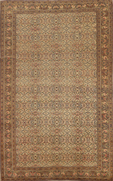 Handmade Floral Anatolian Turkish Area Rug 6x9