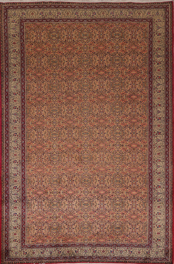 All-Over Floral Anatolian Turkish Area Rug 7x10