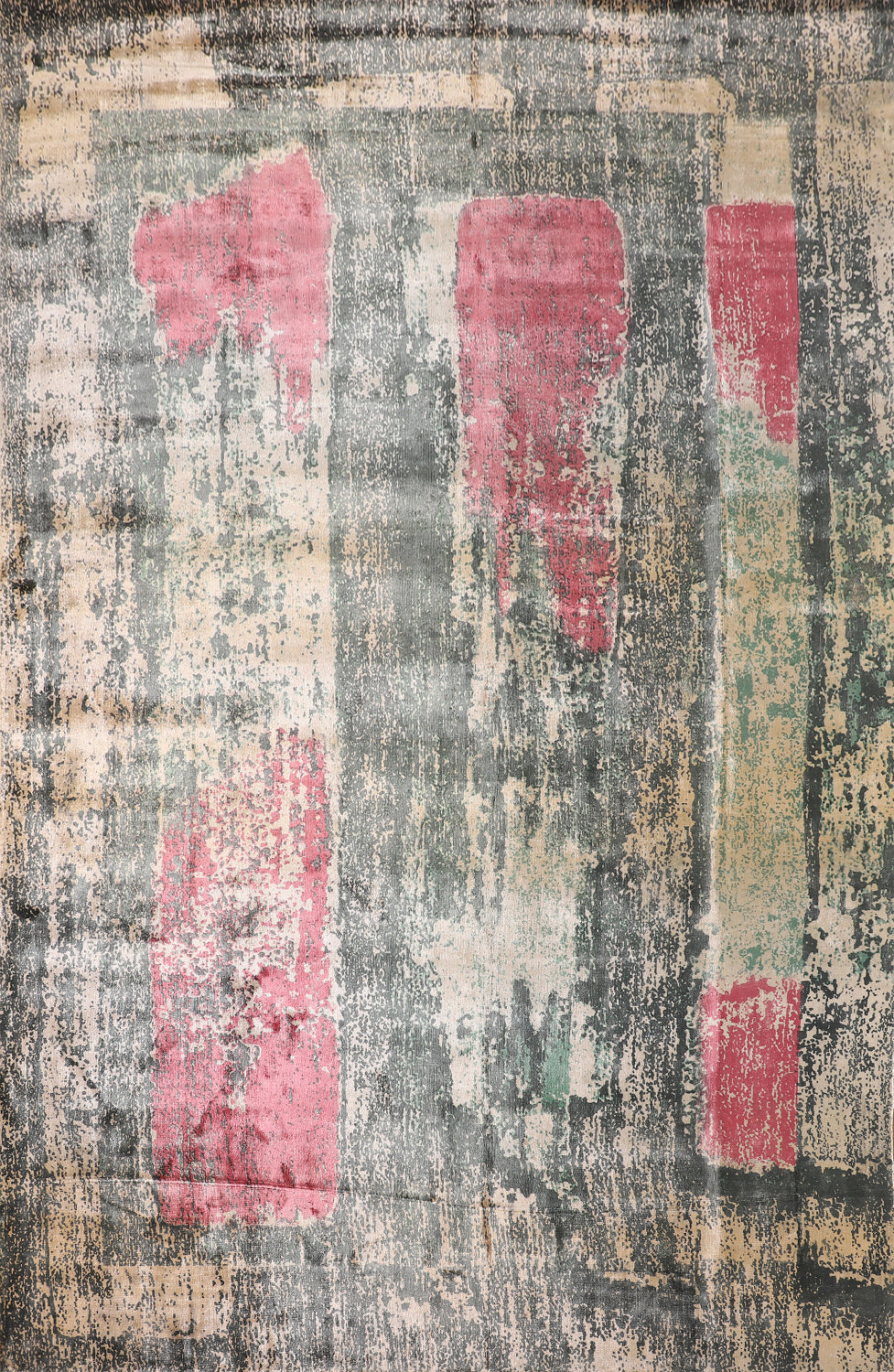 All-Over Abstract Wool Modern Area Rug 8x11