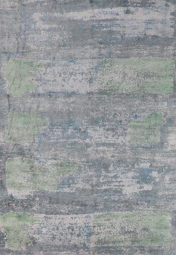 Contemporary Wool Abstract Area Rug 9x12
