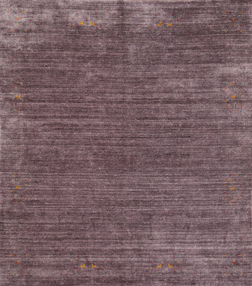 Wool Square Gabbeh Indian Area Rug 10x10