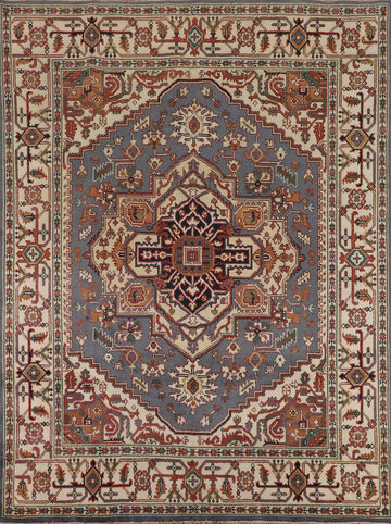Geometric Heriz Serapi Oriental Area Rug 8x10