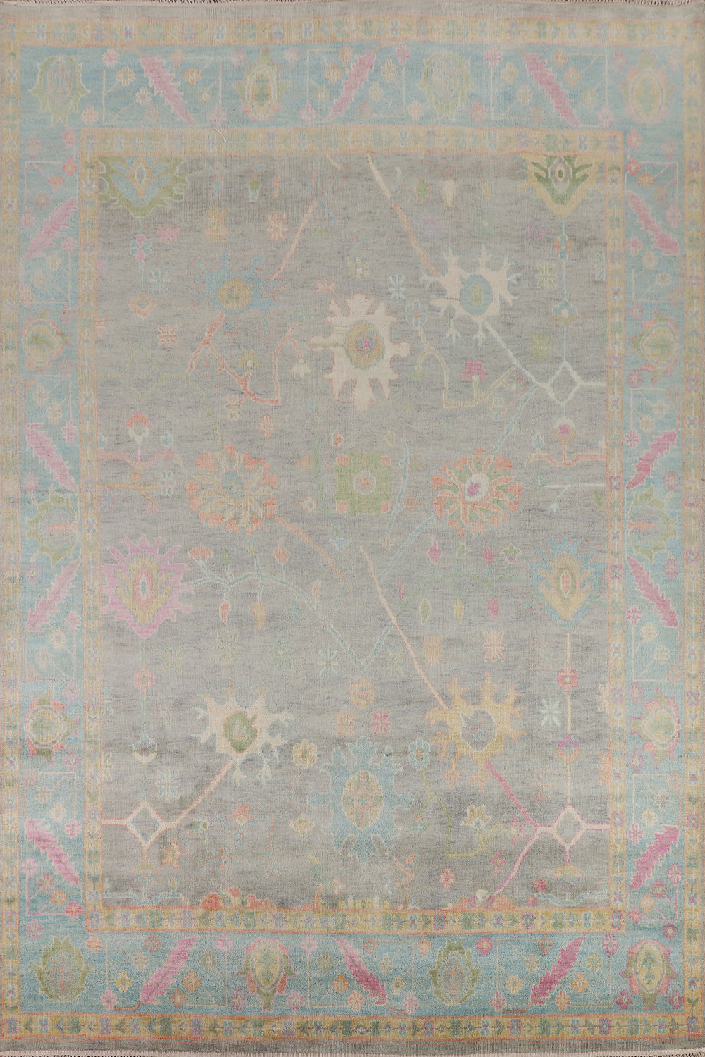 Handmade Wool Oushak Indian Area Rug 9x13