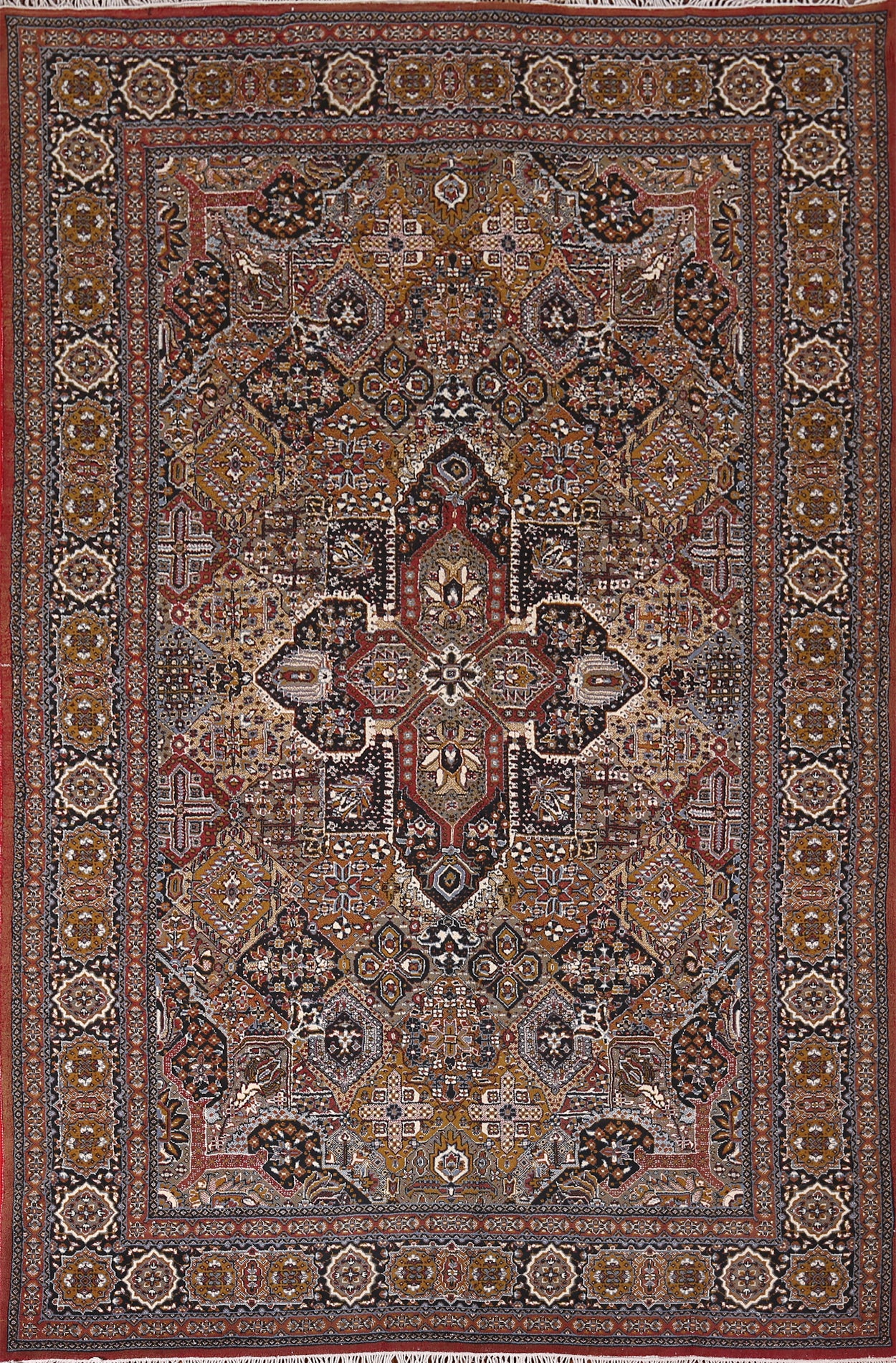 Medallion Tabriz Turkish Living Room Area Rug 6x10