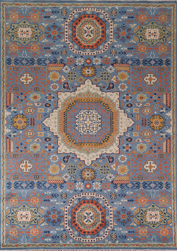 Geometric Wool Khotan Indian Area Rug 9x12