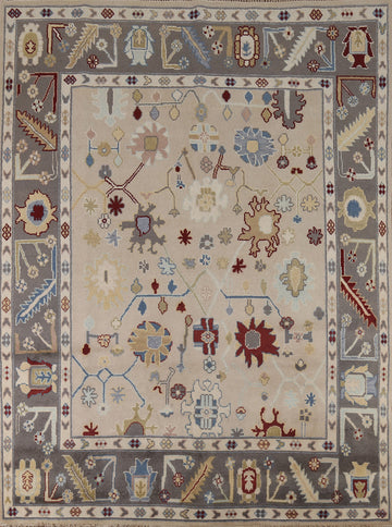 Handmade Wool Oushak Indian Area Rug 8x10