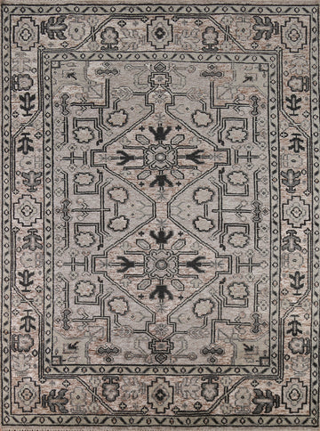 Handmade Wool Heriz Serapi Indian Area Rug 8x10