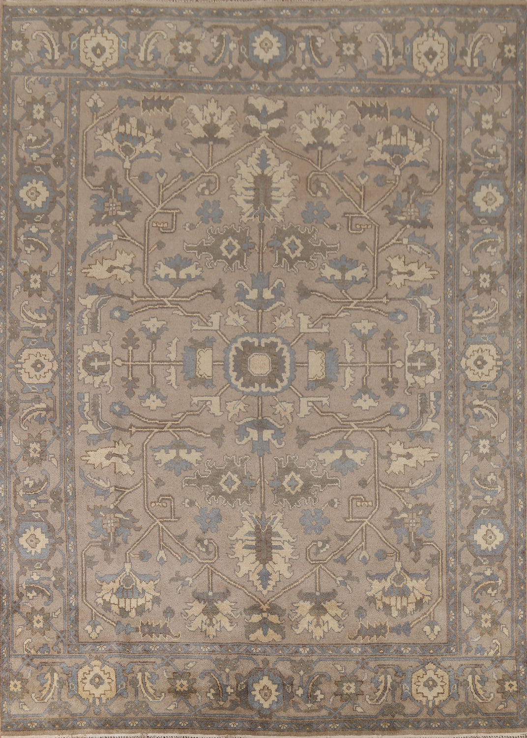 Handmade Oushak Indian Area Rug 9x12